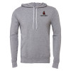 Thumbnail image for  Bella + Canvas Heather Grey Fleece Hood