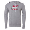 Thumbnail image for  Bella + Canvas Heather Grey Fleece Hood