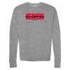 Thumbnail image for  Bella + Canvas Heather Grey Fleece Crew