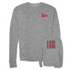 Thumbnail image for  Bella + Canvas Heather Grey Fleece Crew