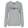 Thumbnail image for  Womens Plus Heather Grey Hoodie