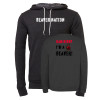 Thumbnail image for  Bella + Canvas Dark Grey Heather Fleece Hood