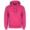 Thumbnail image for  Womens Fuchsia Fleece Hoodie