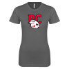 Thumbnail image for  Next Level Womens Charcoal Boyfriend Tee