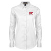 Thumbnail image for  Womens White Twill Button Down Long Sleeve