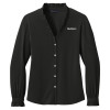 Thumbnail image for  Brooks Brothers Womens Black Long Sleeve Ruffle Collar Blouse