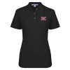 Thumbnail image for  Womens Silk Touch Black Pique Polo