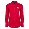 Thumbnail image for  Womens Red Twill Button Down Long Sleeve 
