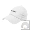 Thumbnail image for  White Unstructured Adjustable Low Profile Hat