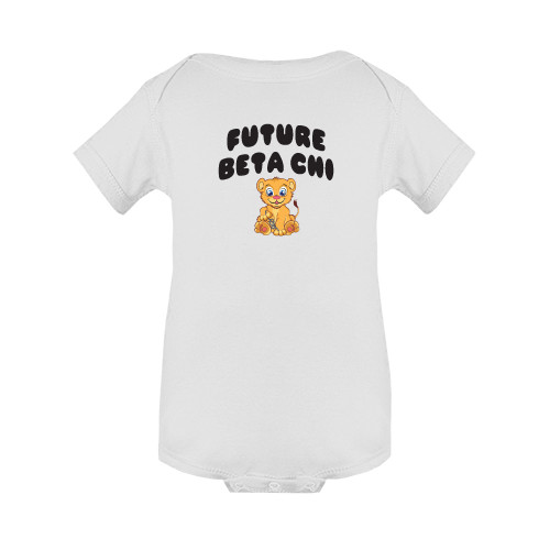 White Infant Onesie-Future Beta Chi Cub