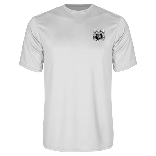 White Performance Tee-Coat of Arms