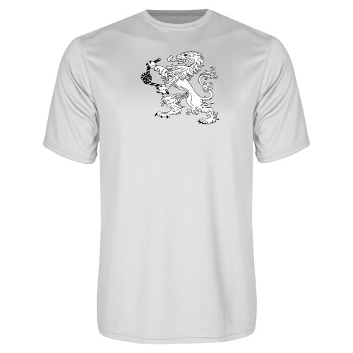 White Performance Tee-Lion