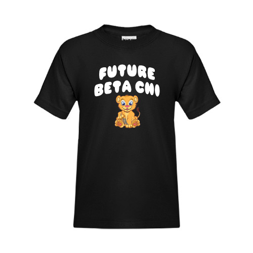 Youth Black T Shirt-Future Beta Chi Cub