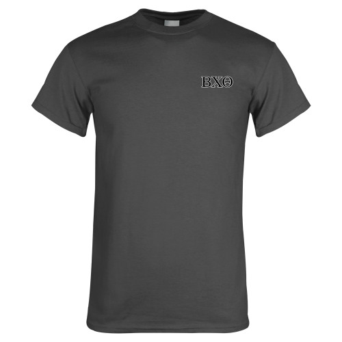 Charcoal T Shirt-Greek Letters