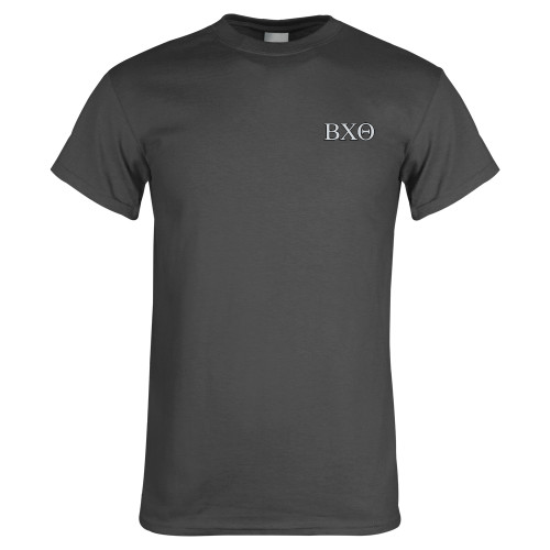 Charcoal T Shirt-Greek Letters
