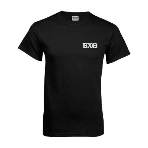 Black T Shirt-Greek Letters