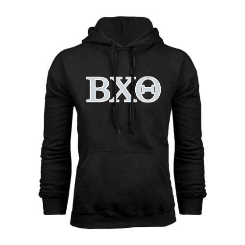 Black Fleece Hoodie-Greek Letters