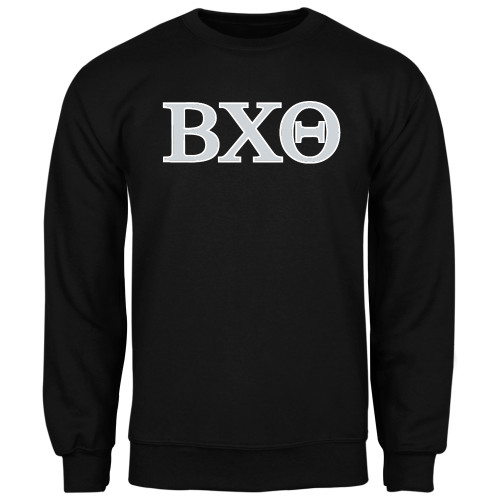 Black Fleece Crew-Greek Letters