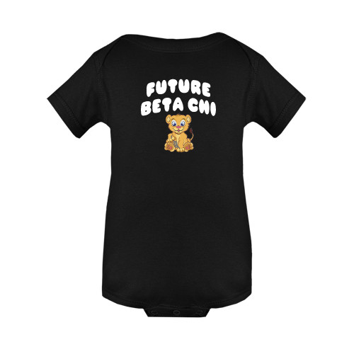 Black Infant Onesie-Future Beta Chi Cub
