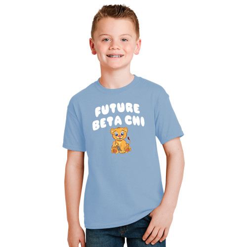 Youth Light Blue T Shirt-Future Beta Chi Cub