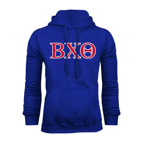 Royal Fleece Hoodie-Greek Letters