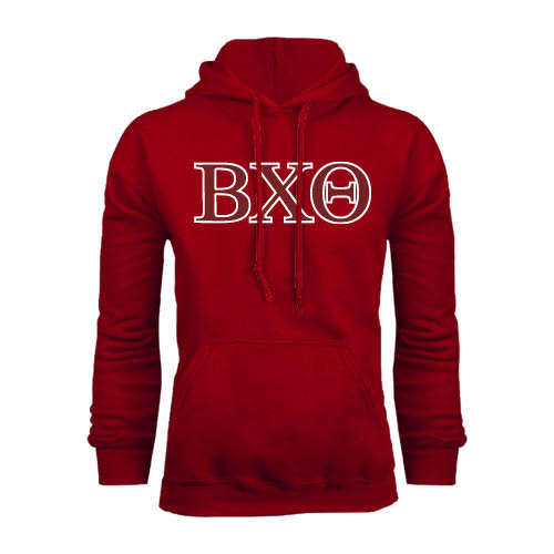 Cardinal Fleece Hoodie-Greek Letters