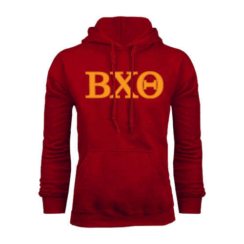 Cardinal Fleece Hoodie-Greek Letters