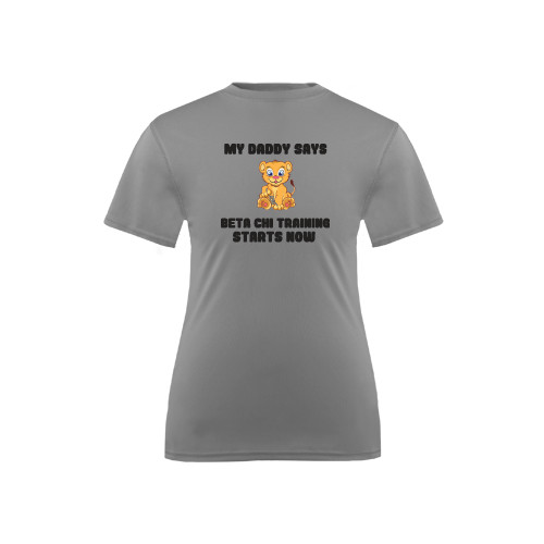 Youth Performance Grey Concrete Tee-My Daddy Cub
