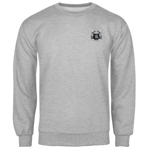 Grey Fleece Crew-Coat of Arms