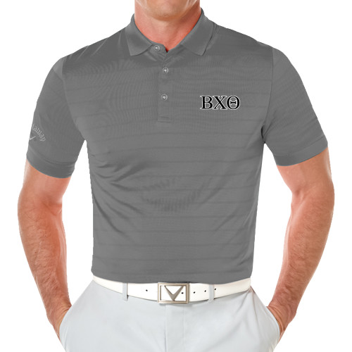 Callaway Opti Vent Steel Grey Polo-Greek Letters