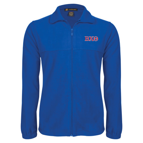 Royal Fleece Full Zip Jacket-Greek Letters