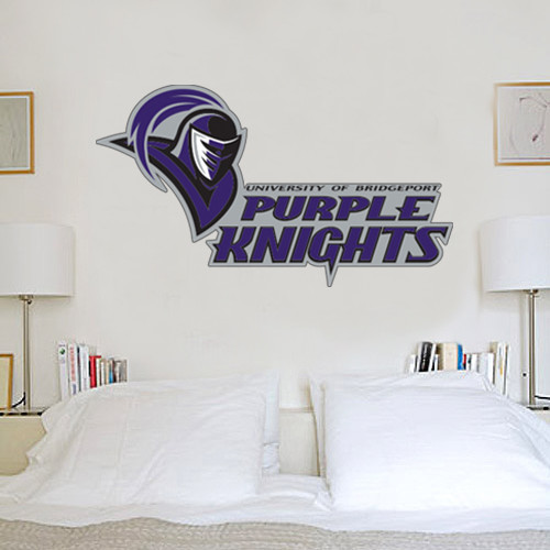  6 in x 1 ft Fan WallSkinz - Purple Knights Stacked w/ Knight Head