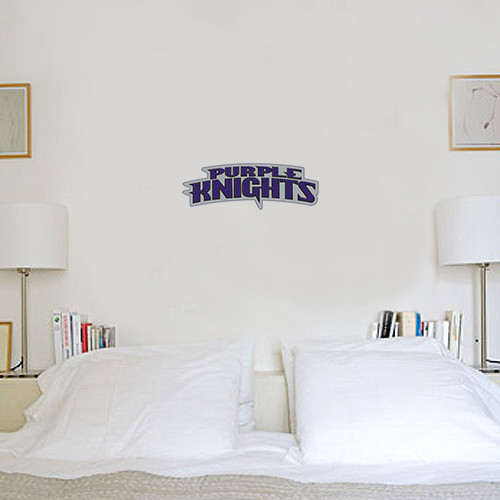  6 in x 1 ft Fan WallSkinz - Purple Knights