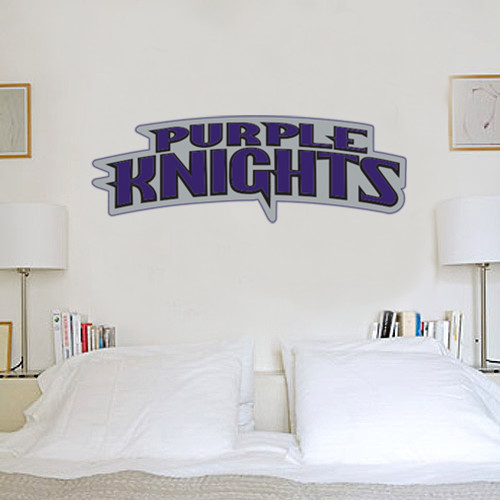  1 ft x 3 ft Fan WallSkinz - Purple Knights