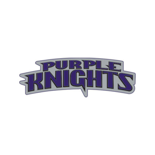  Medium Decal - Purple Knights