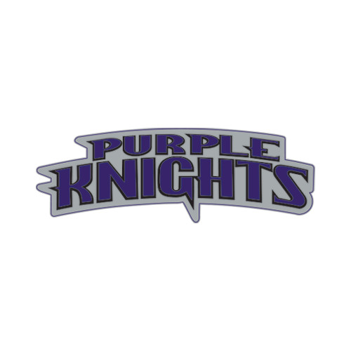  Large Decal - Purple Knights