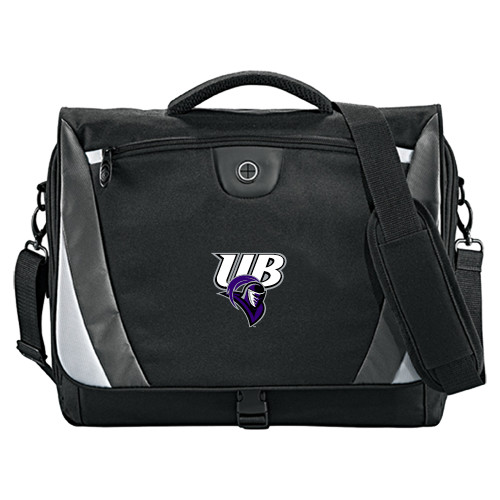  Black/Grey Slope Computer Messenger Bag - Primary Mark