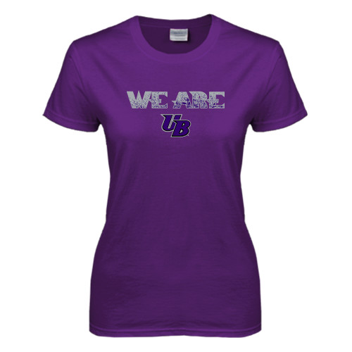  Womens Purple Short Sleeve Tee - We Are UB