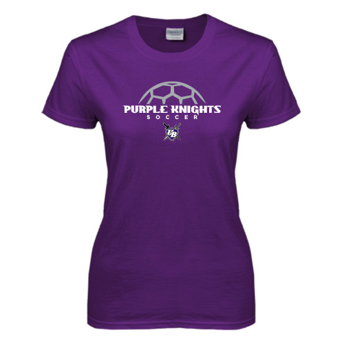 Bridgeport Womens Purple Short Sleeve Tee