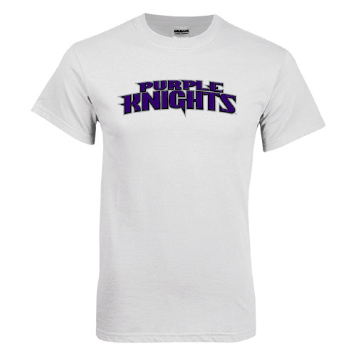  White T Shirt - Purple Knights