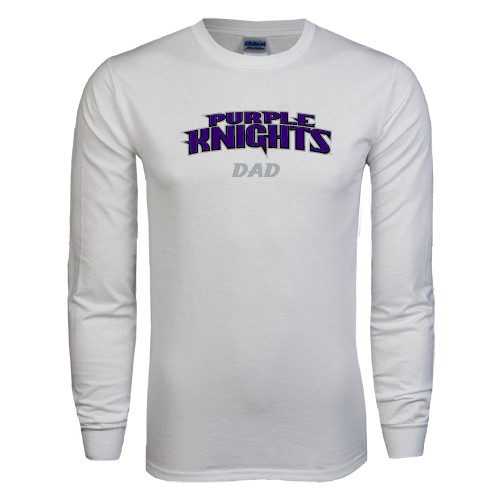  White Long Sleeve T Shirt - Dad