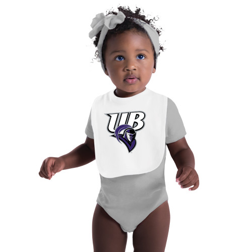  White Baby Bib - Primary Mark