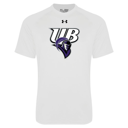  Under Armour White Tech Tee - Primary Mark