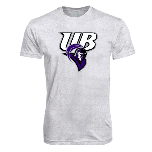  Next Level Heather White Triblend Tee - Primary Mark