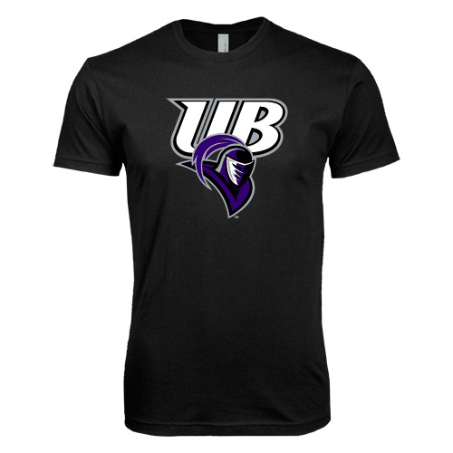  Next Level Black SoftStyle T Shirt - Primary Mark