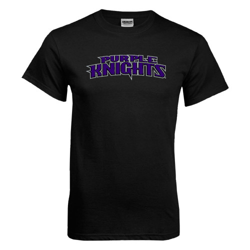  Black T Shirt - Purple Knights