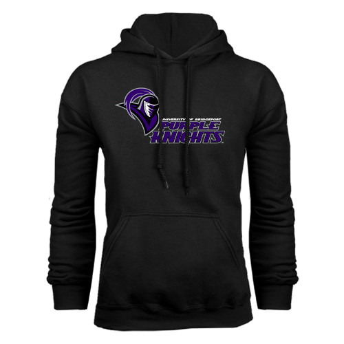  Black Fleece Hoodie - Purple Knights Stacked w/ Knight Head