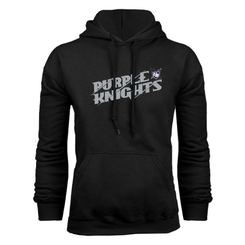  Black Fleece Hoodie - Purple Knights Slanted
