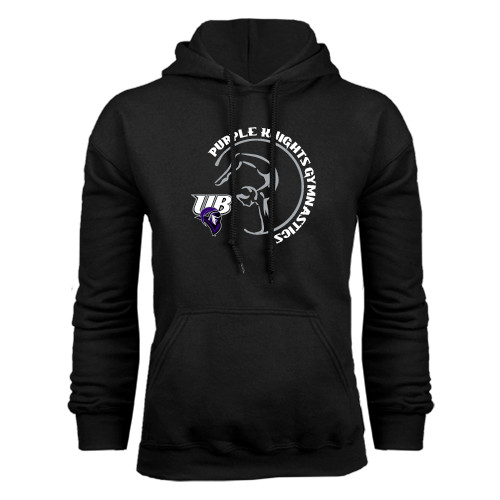  Black Fleece Hoodie - Gymnastics Circle Design