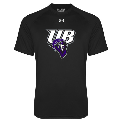  Under Armour Black Tech Tee - Primary Mark